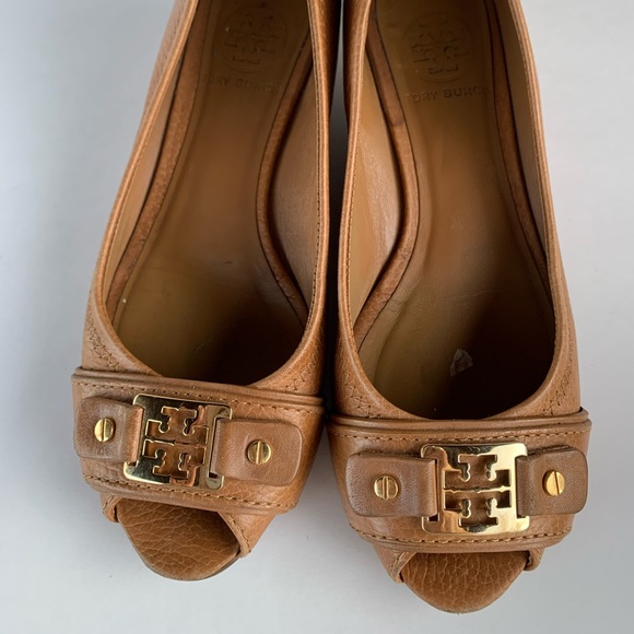 Tory Burch Shoes - Tory Burch Burch open peep toe cork wedge